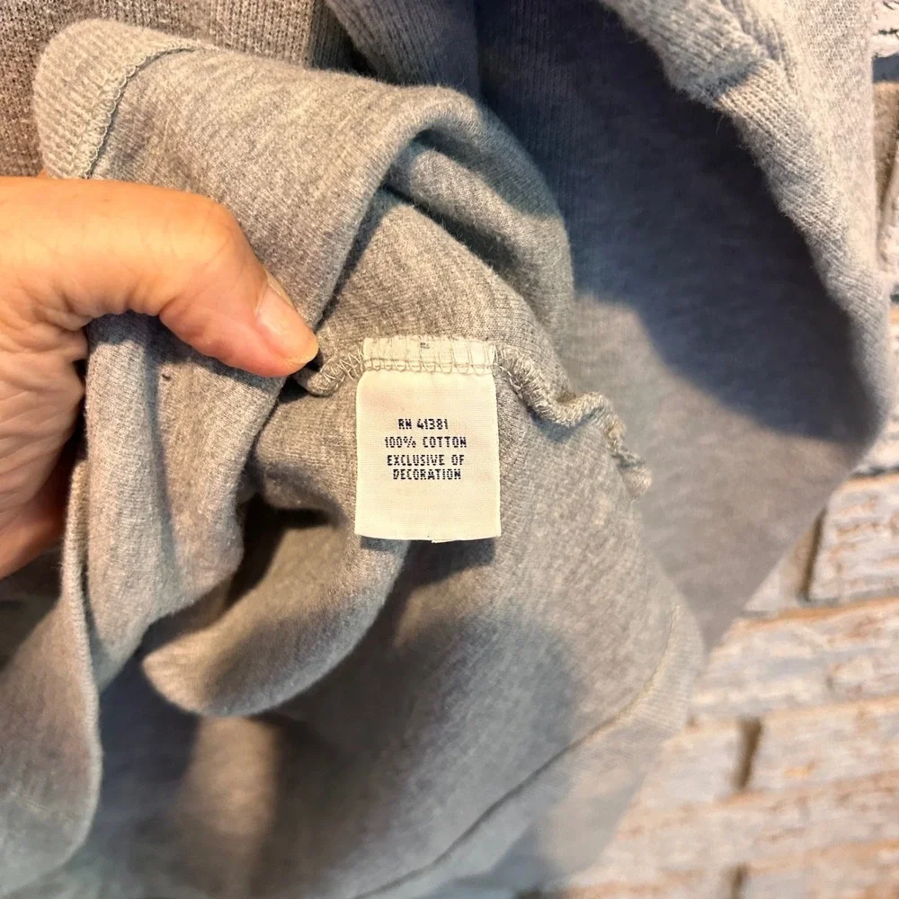 Polo Ralph Lauren Mens XXL Estate Rib Quarter Zip Pullover Heather Grey Cotton